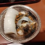 小笹寿し - 鮑肝和え+海胆+烏賊