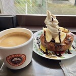 サンマルクカフェ - 料理写真:デニブラン チョコバナナ＆サンマルクブレンド(M)♪