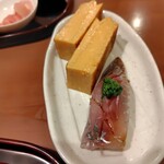 小笹寿し - 鰺、玉子