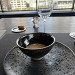 THE RAY(リーガロイヤルホテル大阪) - 玉ねぎのスプーマ