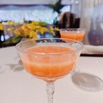 レストランひらまつ 広尾 - お料理のはじまりを予感んさせる美味しいカクテル