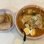 蒙古タンメン中本 - ゴモミ＋野菜大盛り＋メチャジ