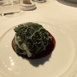レストランひらまつ 広尾 - キャベツを最高に進化させたお皿