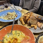 Osteria Al Portego - 右がフリット　左がタリアテッレ