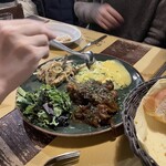 Osteria Al Portego - ニシンの酢漬けと前菜（かぼちゃのなんたらと、コーンのなんたら)