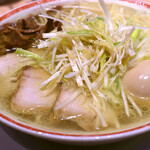 田中そば店 - ねぎそば＠税込1,050円＋味付玉子＠税込150円