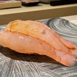 島津 - 甘エビ 昆布締め