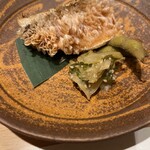 割烹 真 - 甘鯛の松笠焼き