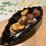 割烹 真 - 焼き栗