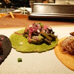 LAS DOS CARAS MODERN MEXICANO Y TACOS - サボテンとマッシュルーム