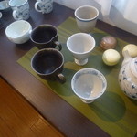 サンドイッチハウス　メルヘン - ステキな陶器がたくさん並んでいます