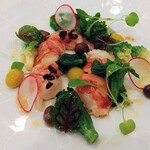 プレスキル - オマール海老と野菜のサラダ仕立て オレンジ風味のヴィネグレット