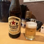中華そば はな田 - ■瓶ビール¥550