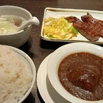 牛たん料理 閣 - 牛たんカレーセット