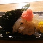 俺の魚を食ってみろ!! - (2014/12/22)クラゲの刺身。サービスで頂きました(^^)v