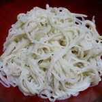 會津野 茂三郎 - この日は、ちょっと、さらしな風に仕上げてありました。十一のそば。２０１４．１２．２１