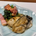 酒肴 新屋敷 - 牡蠣バターと一緒に白米もかっこみたい