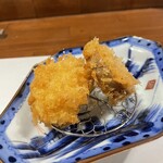 酒肴 新屋敷 - あん肝フライ、白子フライ
