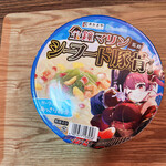 セブンイレブン - 宝鐘マリン_シーフード豚骨ラーメン～☆