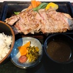 みみてい - サーロインステーキ定食　2/3ポンド