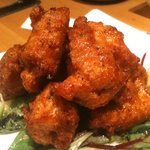 けいすい - ピリ辛の唐揚げ。しっかり辛い(^_^)v