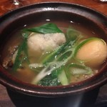 俺のうなぎ - 2014年12月：鰻懐石(\7000+税+サービス料10%)…すっぽんと鰻の小鍋