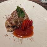 ピッツェリア メリプリンチペッサ - デザートのティラミス