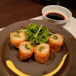 接方来 - 九条ねぎの豚肉巻き揚げ