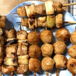 日本一 - 料理写真:つくね＆ねぎま