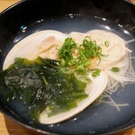 すし食堂 和和和 - はまぐりの素麺