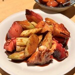 かつ巳 - タコとセロリの旨辛