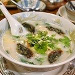 いなかむら - 2014.12 ジョークサイカイヨーマー（ピータン入りのお粥）