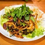 いなかむら - 2014.12 パークン（海老とレモングラスのサラダ）