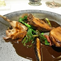 ラ ペ - べカス胸肉と片足のサルミソース