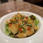 中国料理 琥珀 - 油淋鶏