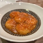 中国料理 琥珀 - 海老チリ
