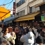 つきぢ松露 - 外観 人であまり見えません