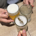 釣宿酒場 マヅメ - 乾杯です。