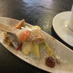 ラ カーサヒデ - デザート①柑橘のジュレ果実のコンビネーション