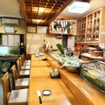 宝寿し - いつも座るところ