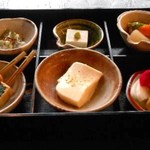 そば繁 - お豆腐の膳　６品の豆腐料理