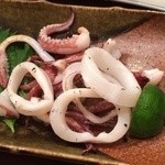 活麺富蔵 - ゲソ焼き　※2014年12月