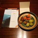 明神館 - フルーツを頂きました