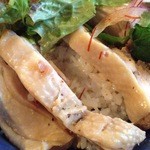 サーカス - 茹で鶏のせご飯、白ライスバージョン