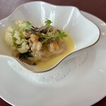 オールデイダイニングリバティー (ホテルボストンプラザ草津びわ湖) - 甘鯛のポワレ 〜海老とマッシュルームのクリームソース〜