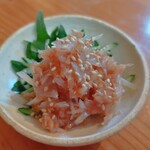 小鉢と日本酒 たとえば。 - 梅水晶