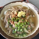 植田うどん - 料理写真:肉うどん580円