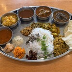 南インド料理DAL - ★マハラジャ(王様)のミールス、2,650円