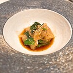 心一 - ほうぼうのあん肝和え