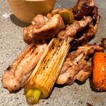 川越薪火料理 in the park - タマシャモ薪火焼き